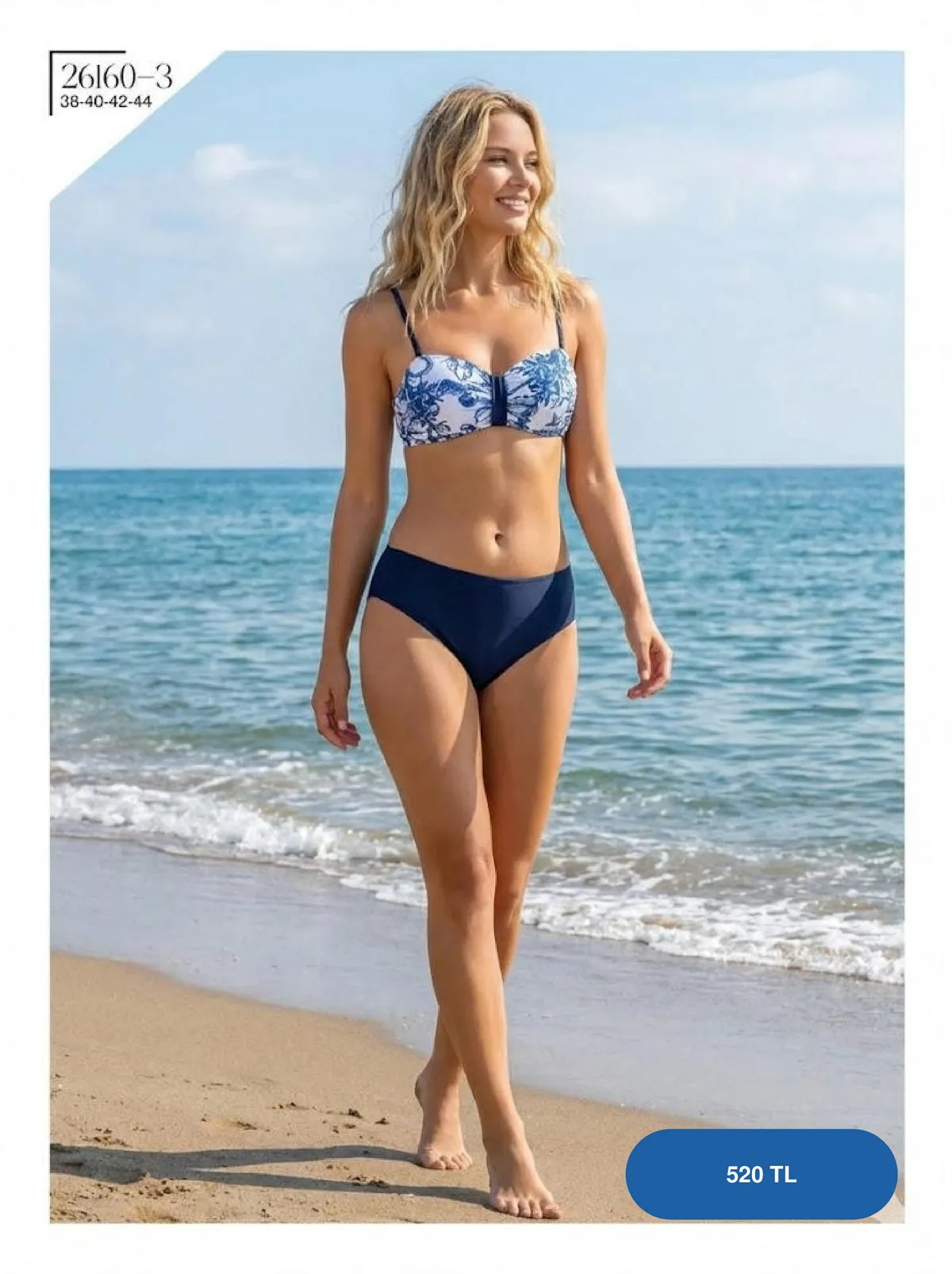 Toptan Lacivert Yüksek Bel Destekli Bikini Toptan Lacivert Yüksek Bel Destekli Bikini