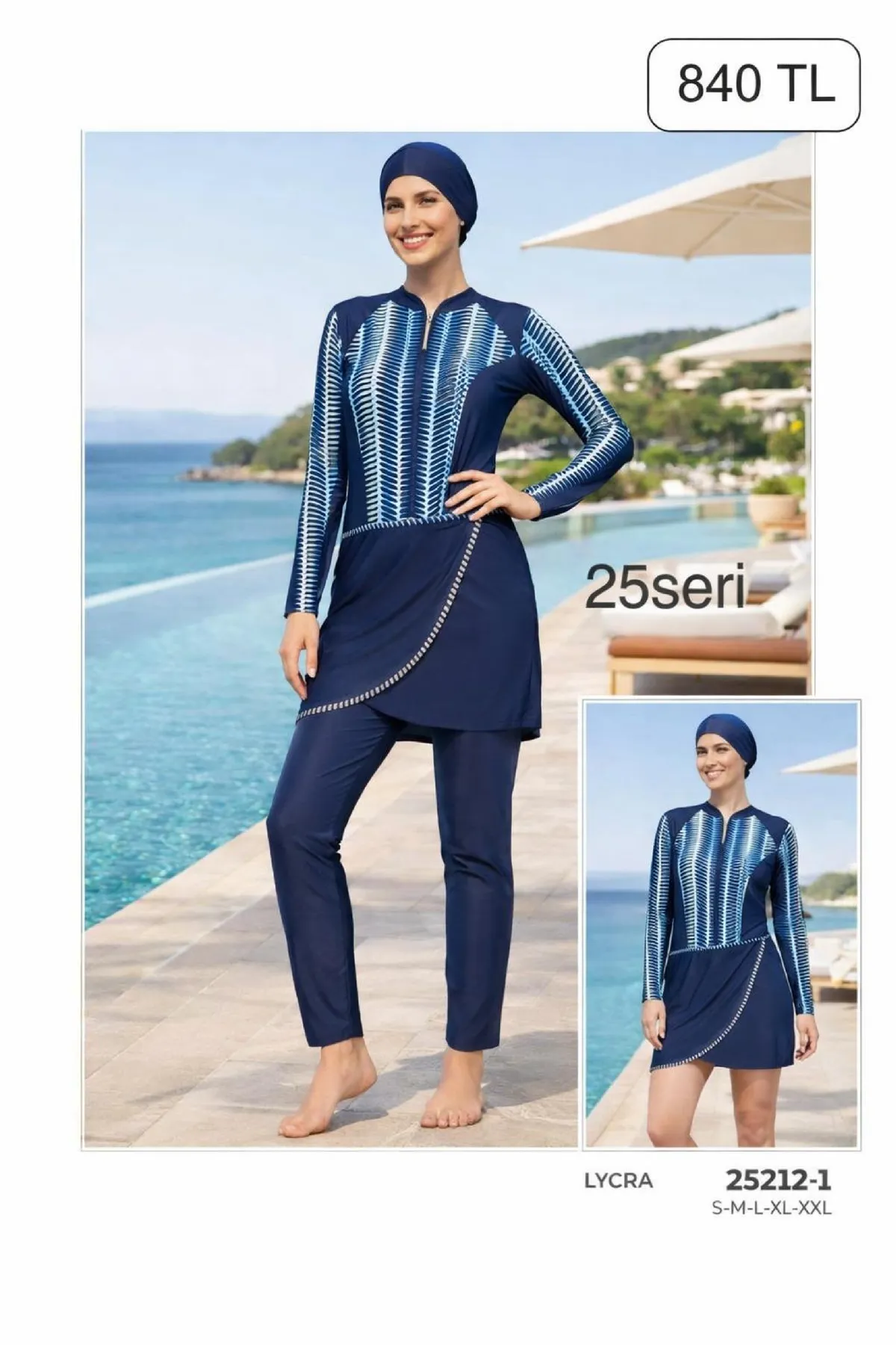 Toptan Tesettür Mayo - Premium Koleksiyon - 840 TL - No 113 Toptan Tesettür Mayo - Premium Koleksiyon - 840 TL - No 113