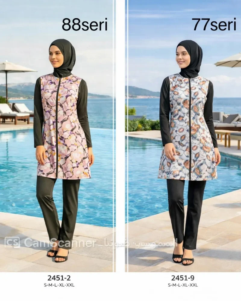 Toptan Tesettür Mayo - İstanbul Swimwear Model 9834 - 599 TL