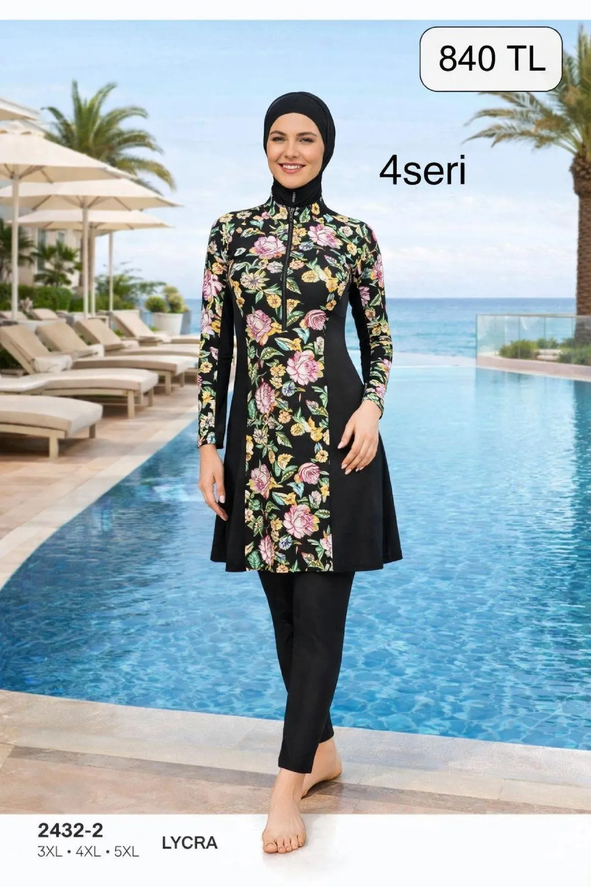 Toptan Tesettür Mayo - Premium Koleksiyon - 840 TL - No 52 Toptan Tesettür Mayo - Premium Koleksiyon - 840 TL - No 52