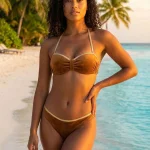 toptan nervurlu bikini