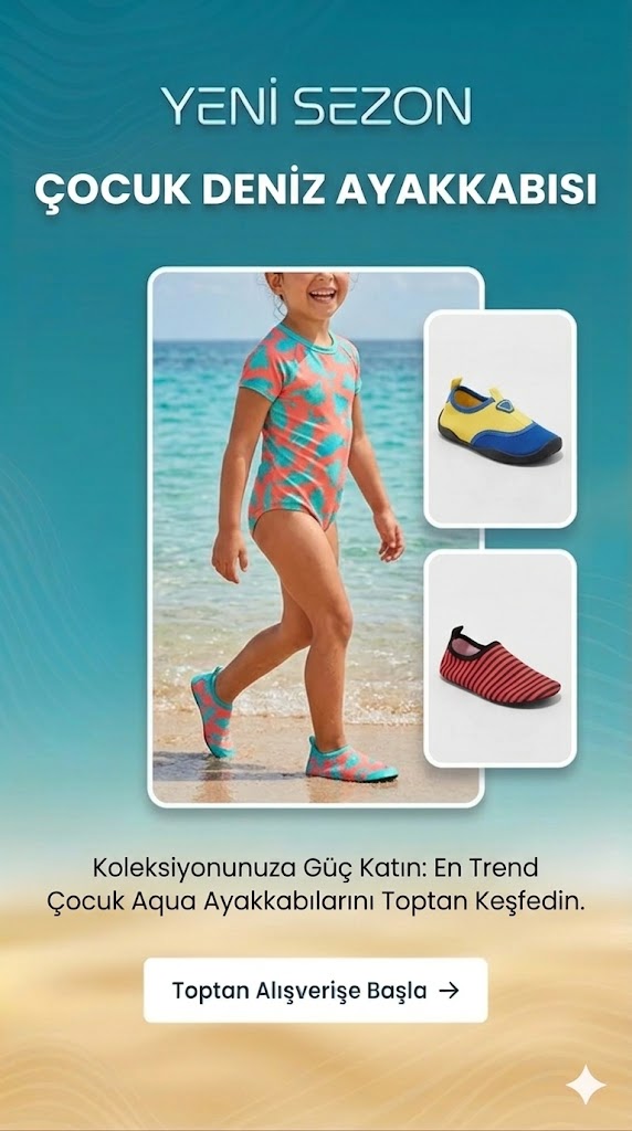 Toptan Çocuk Deniz Ayakkabısı