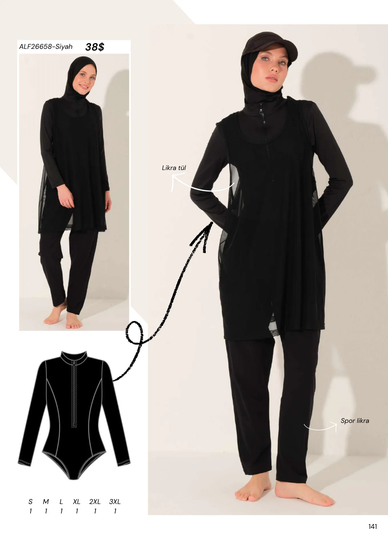 Modest swimwear catalogue page 143