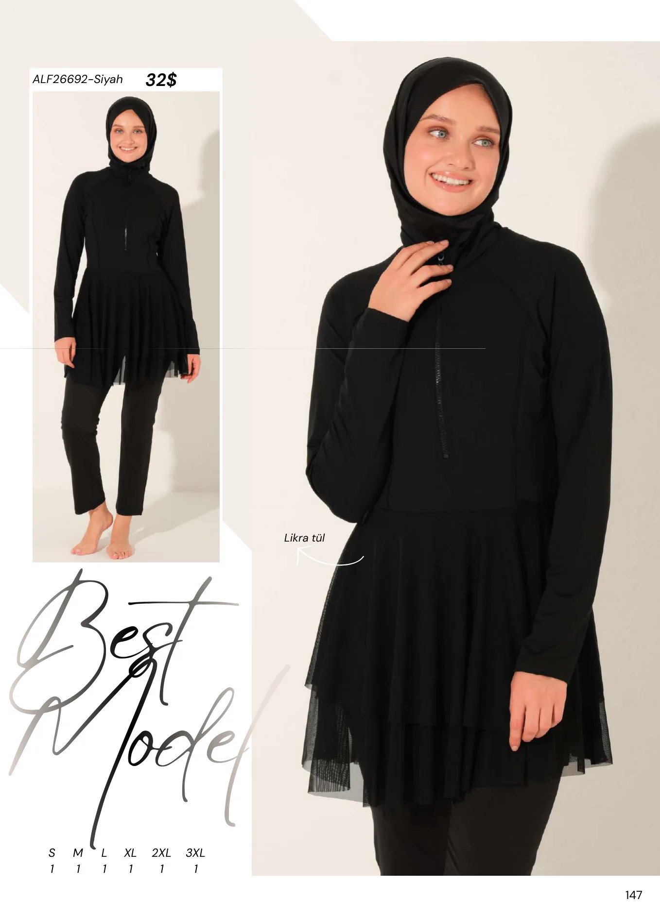 Modest swimwear catalogue page 149