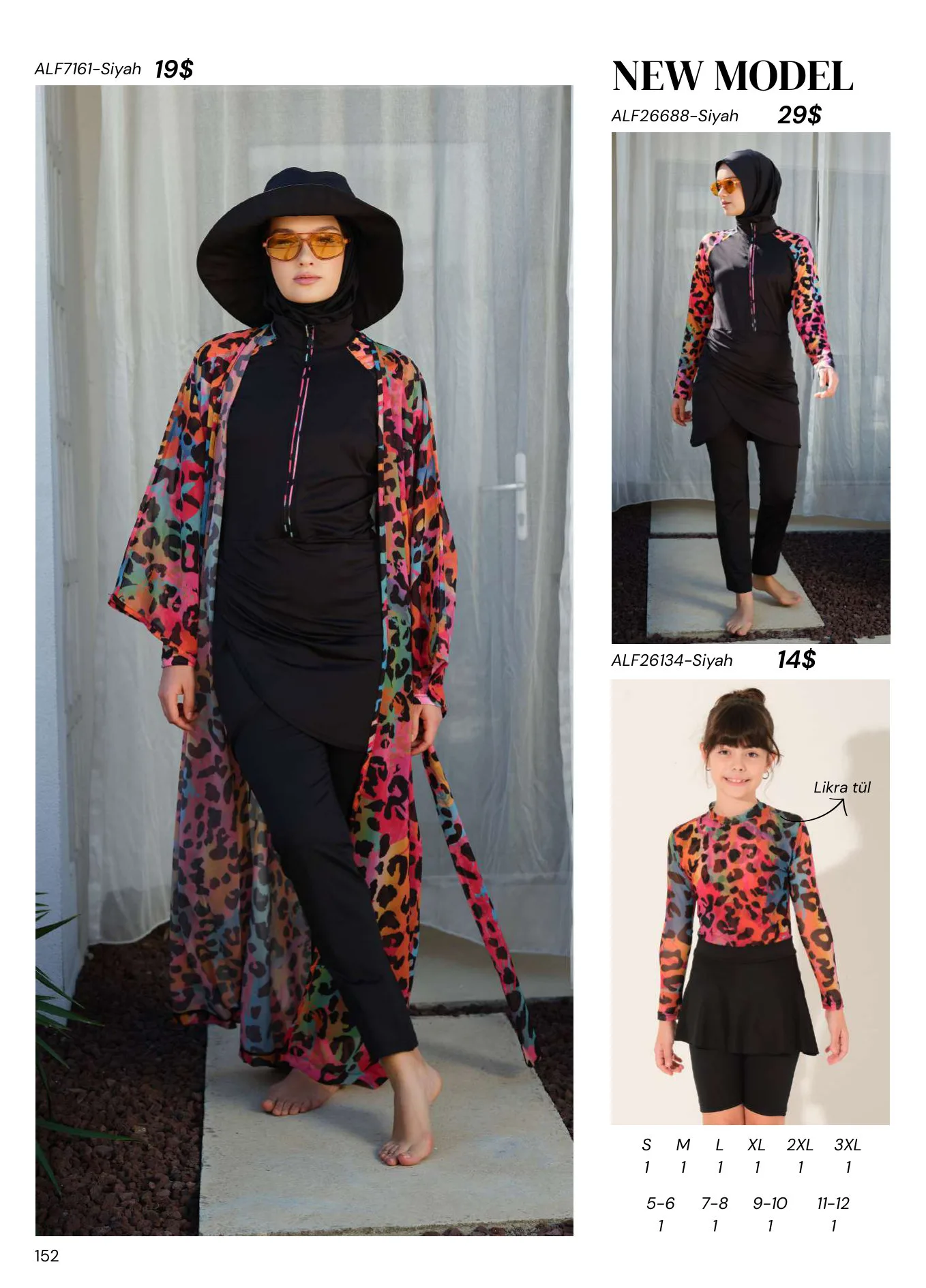 Modest swimwear catalogue page 154
