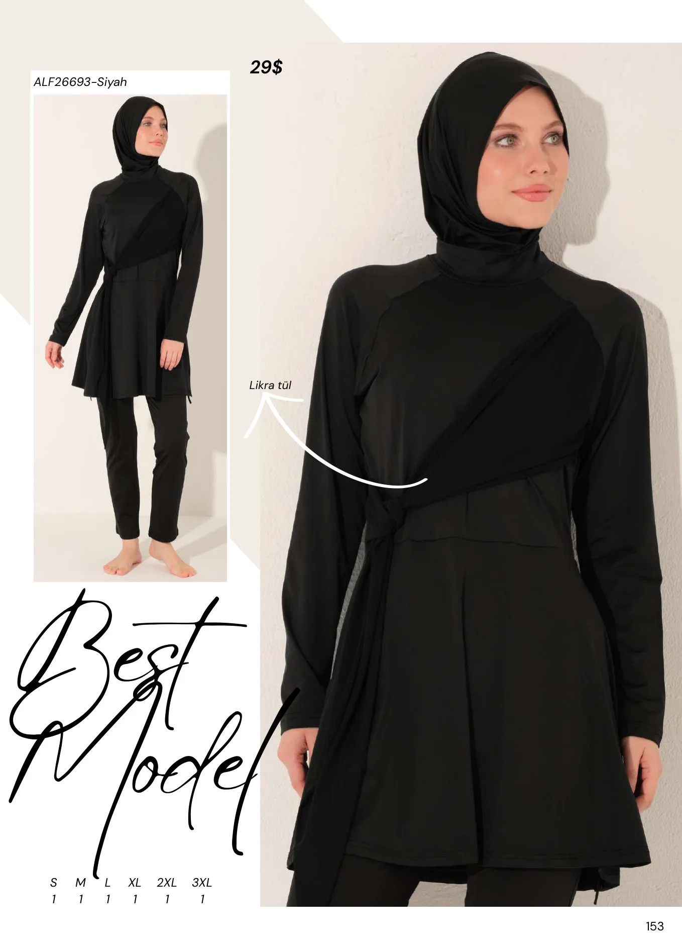 Modest swimwear catalogue page 155