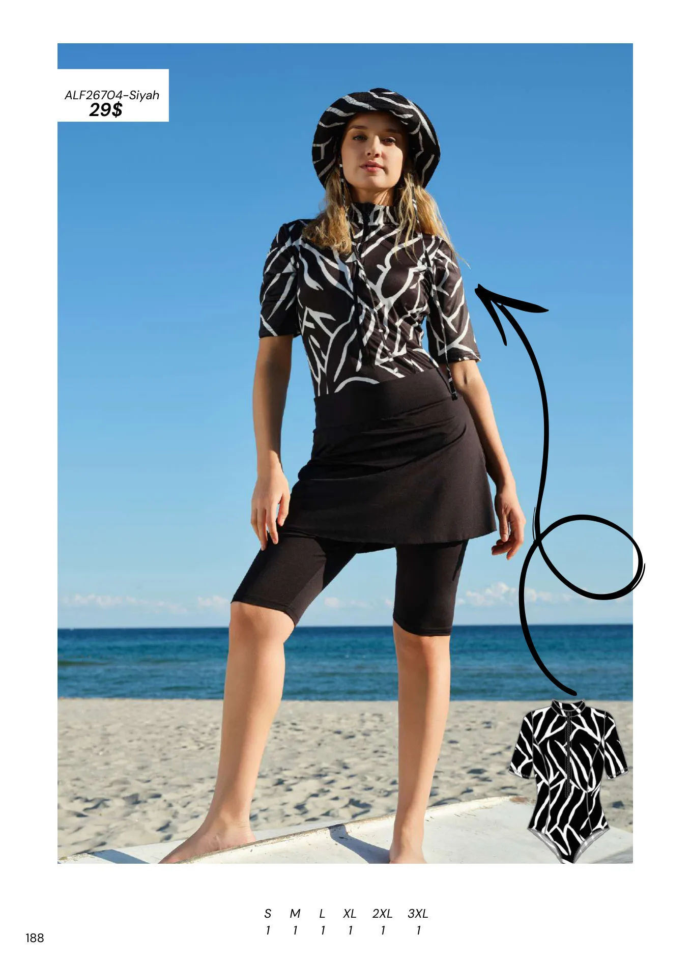 Modest swimwear catalogue page 190