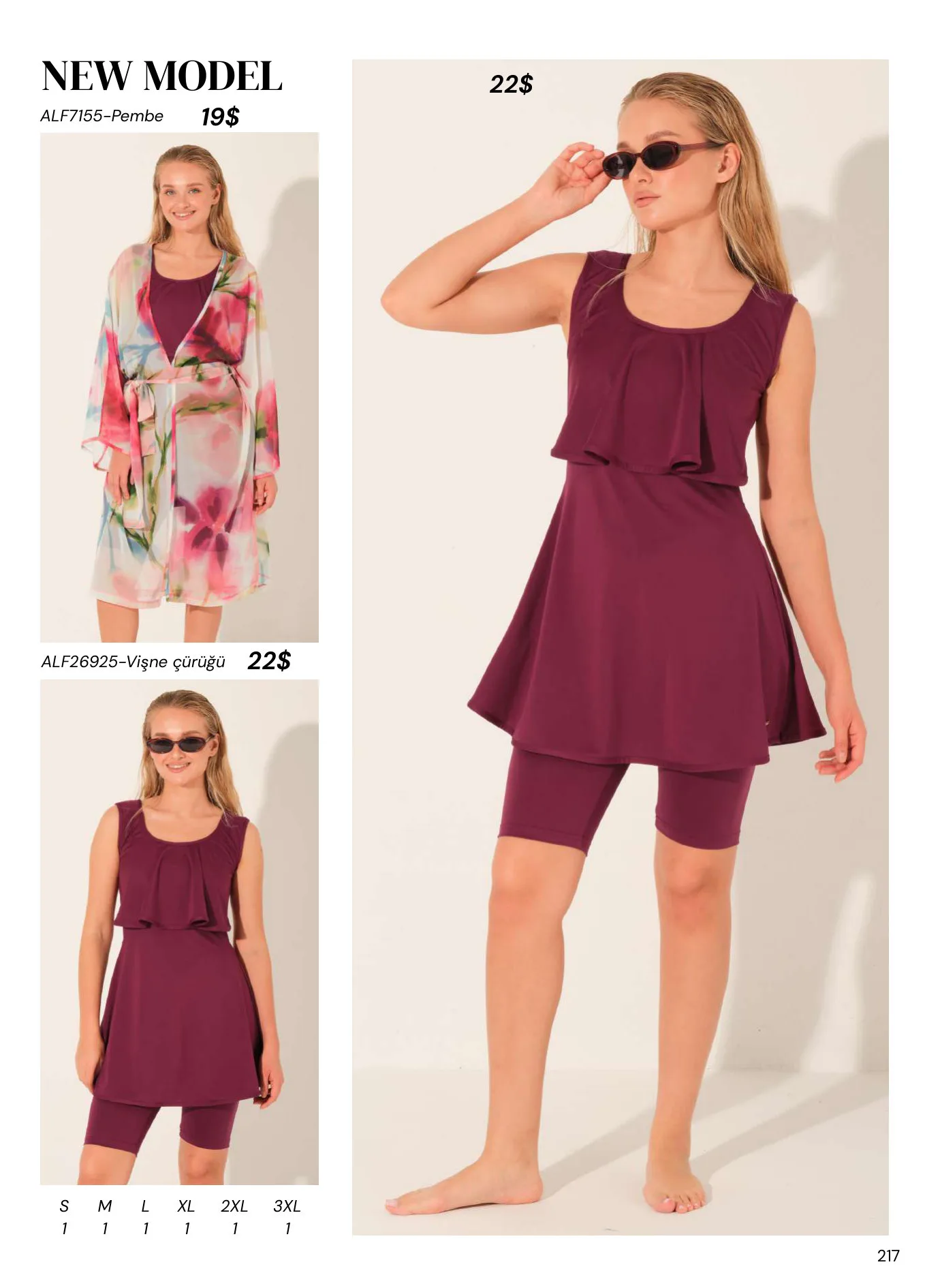Modest swimwear catalogue page 219