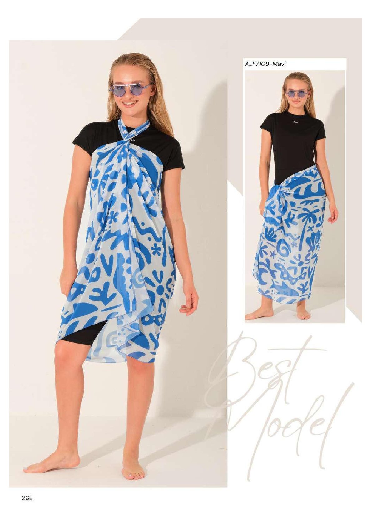 Wholesale Pareos & Beach Dresses ALF7109