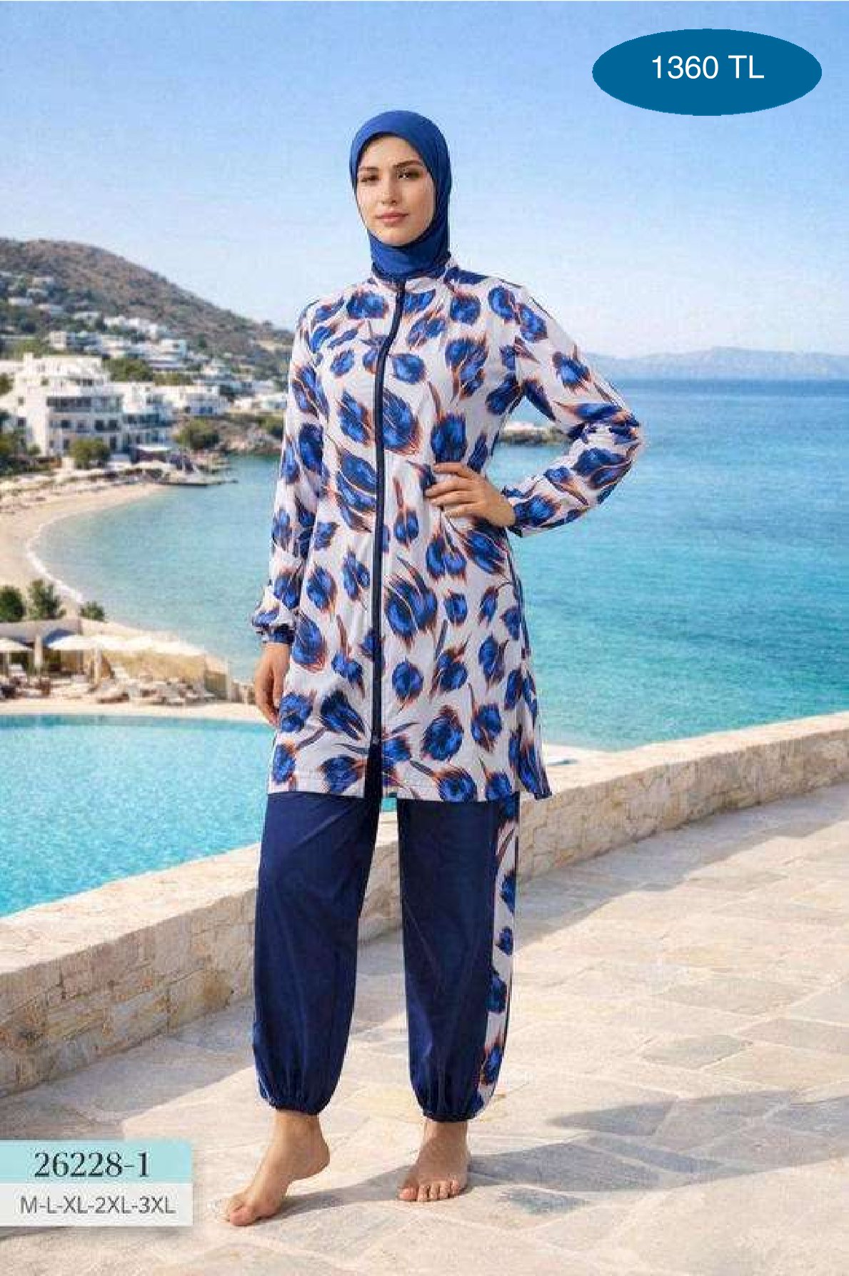 Wholesale Modest & Burkini 26228-1