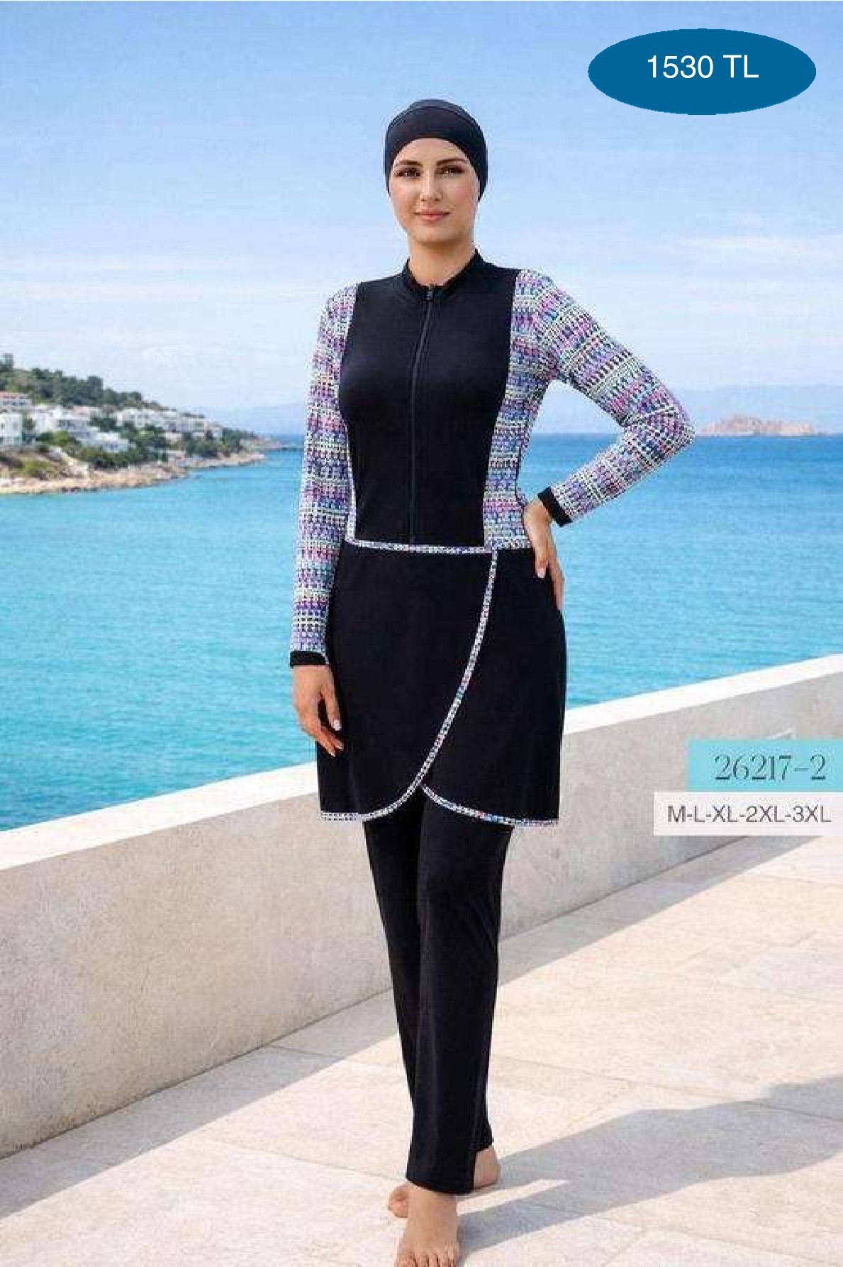 Wholesale Modest & Burkini 26215-3