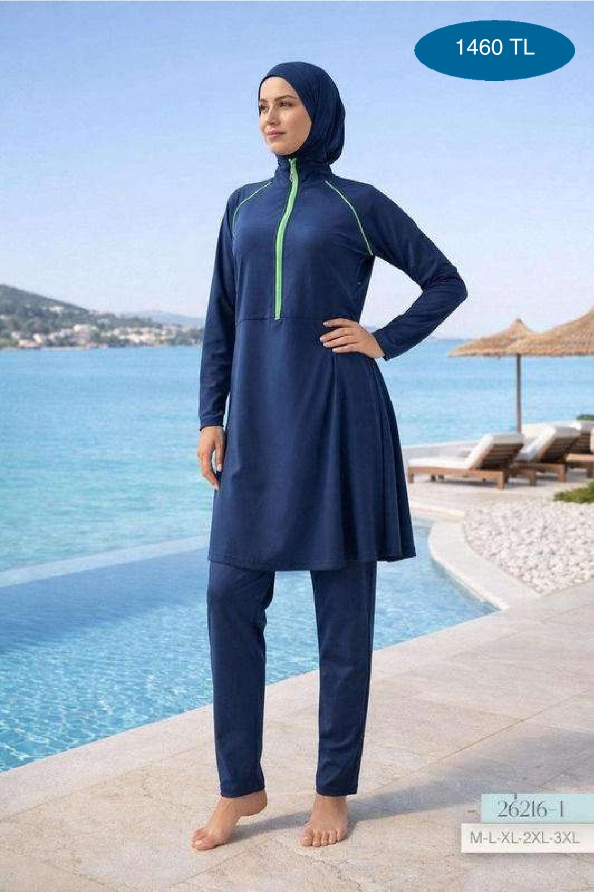 Wholesale Modest & Burkini 26214-1