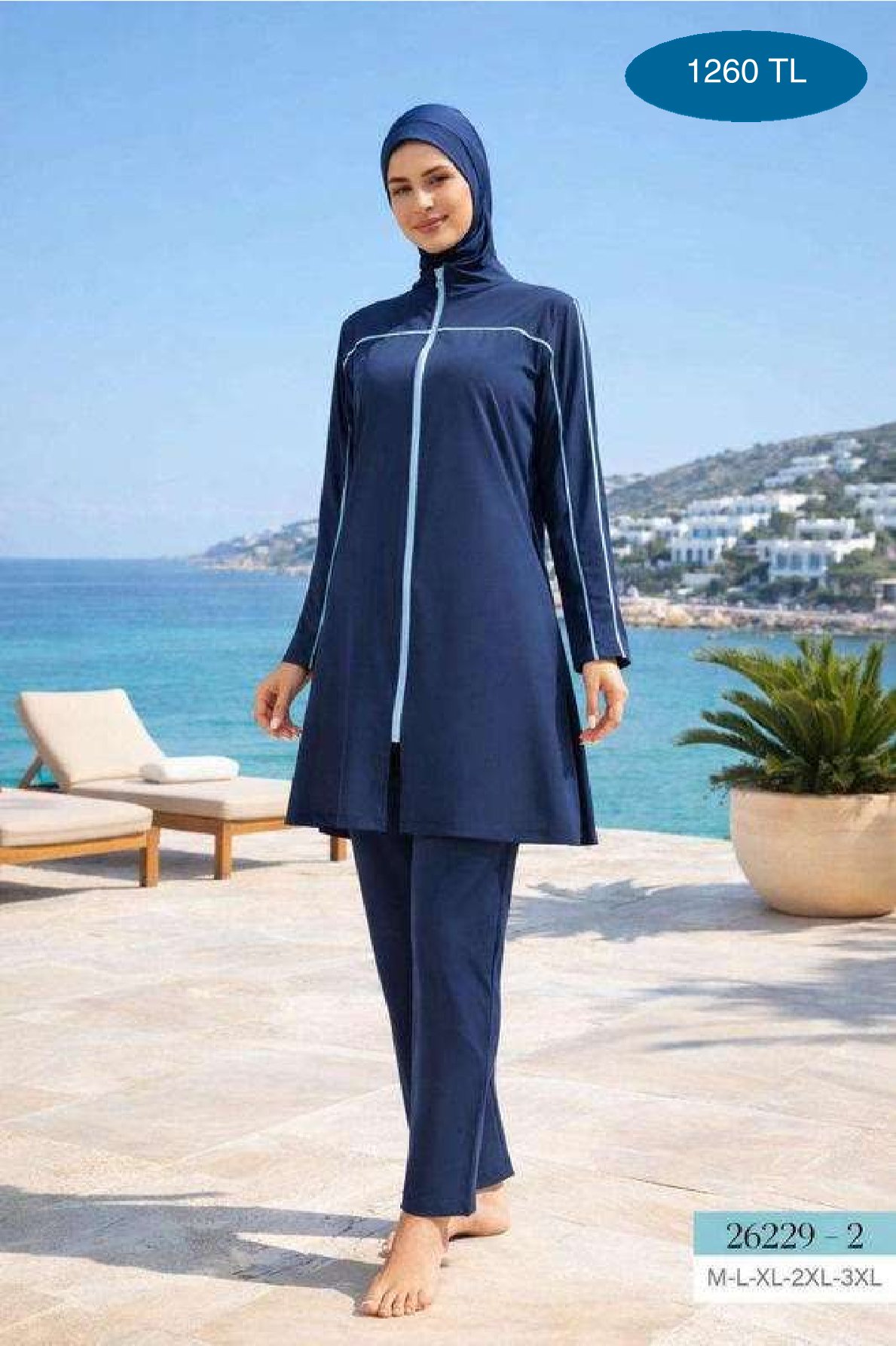 Wholesale Modest & Burkini 26229-2