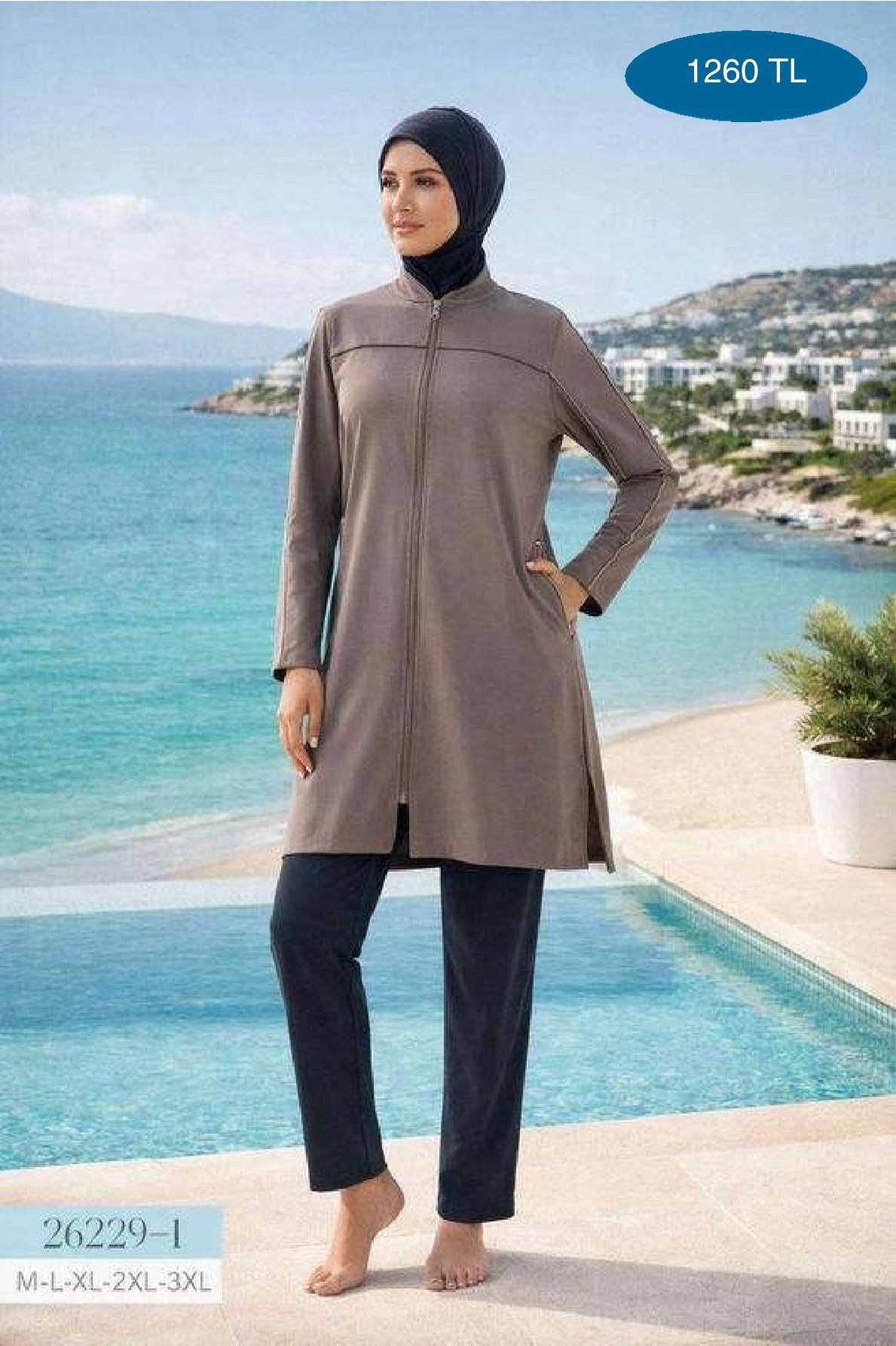 Wholesale Modest & Burkini 26229-1
