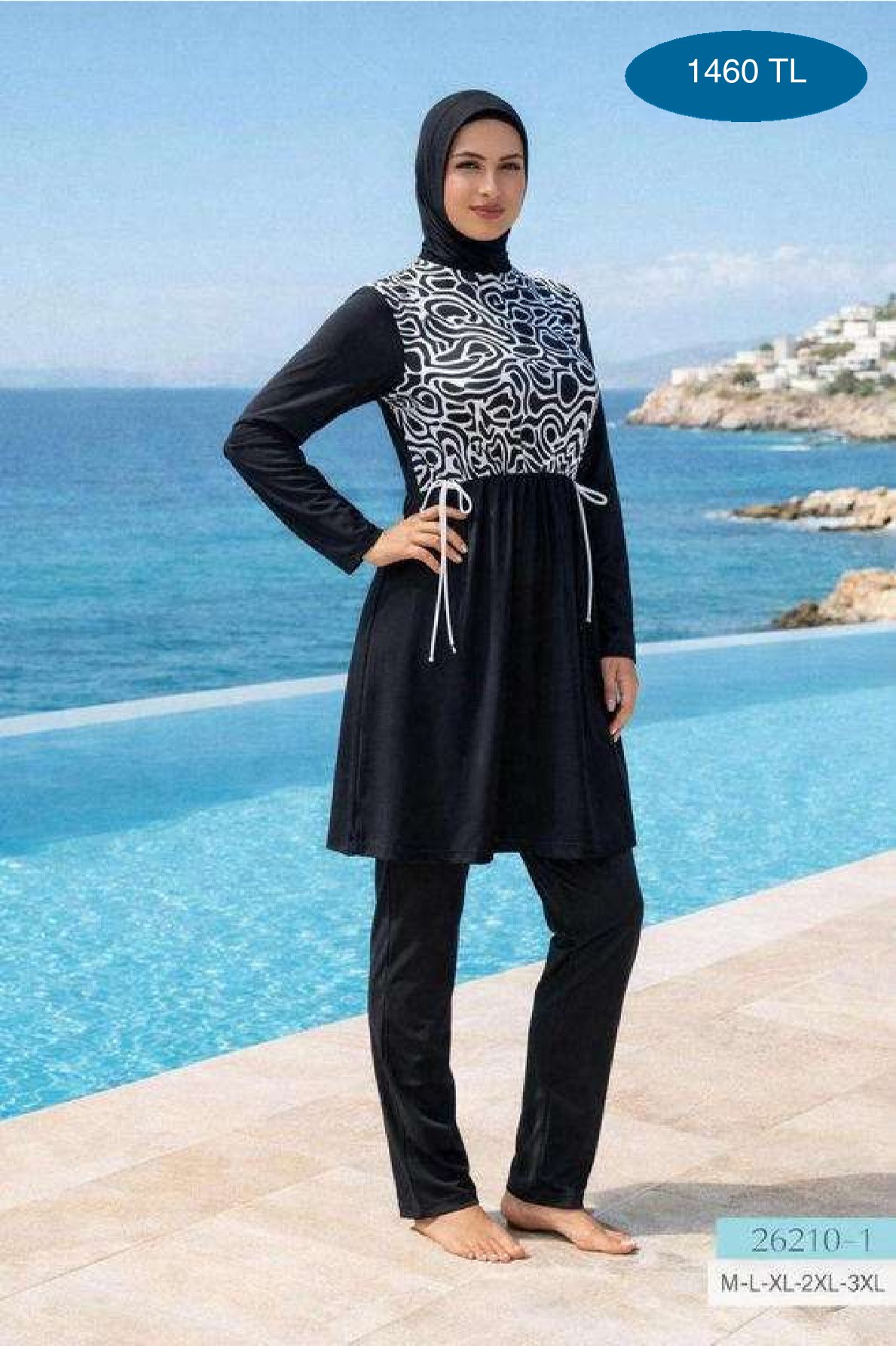 Wholesale Modest & Burkini 26208-1